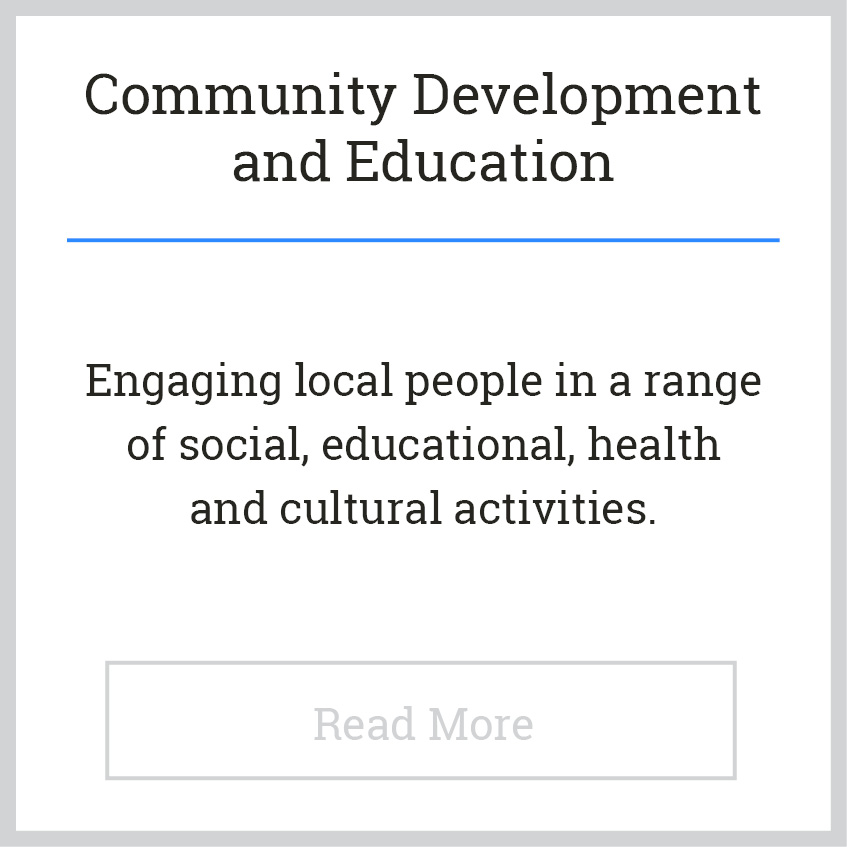 Blackie River Community Group - Areas of Work - Community Development a